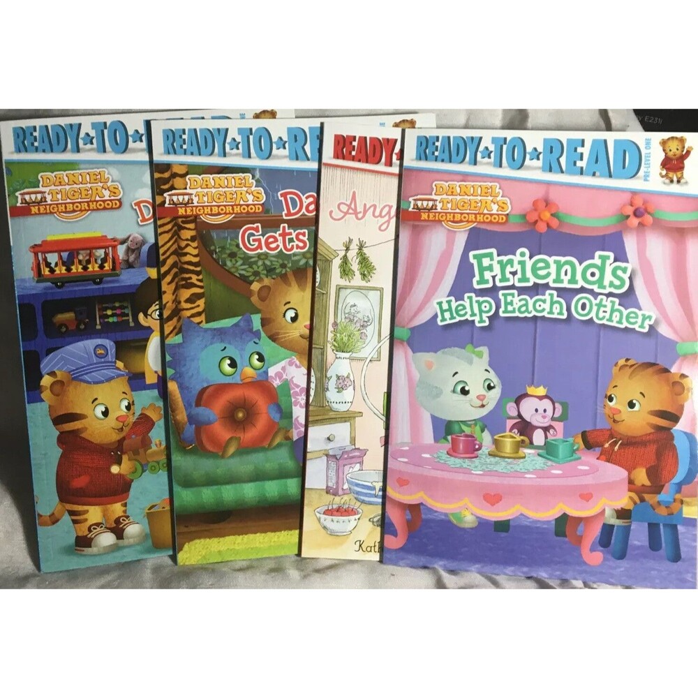 Ready To Read Books Pre Level One & 1 Daniel Tiger's Neighborhood Set of 4